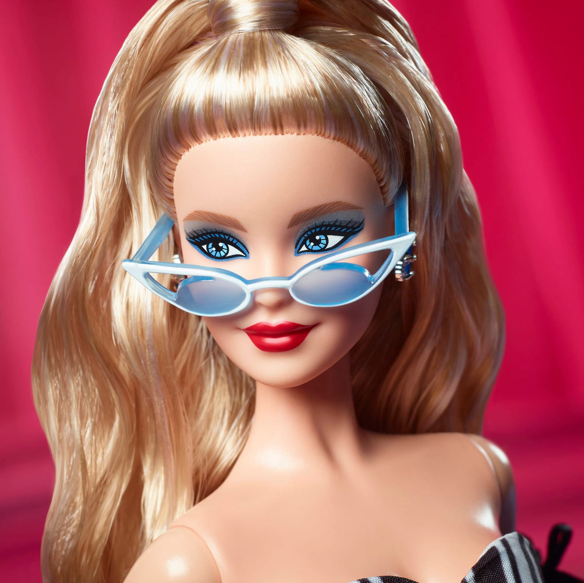 Barbie Signature 65th Anniversary Collectible Doll With Blonde Hair And Black And White Gown