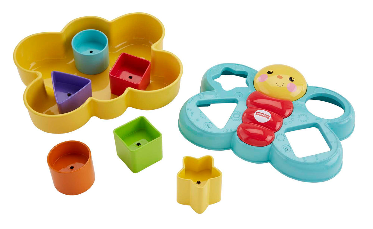 Fisher-Price Juguete para Bebés Mariposa De Bloques Divertidos