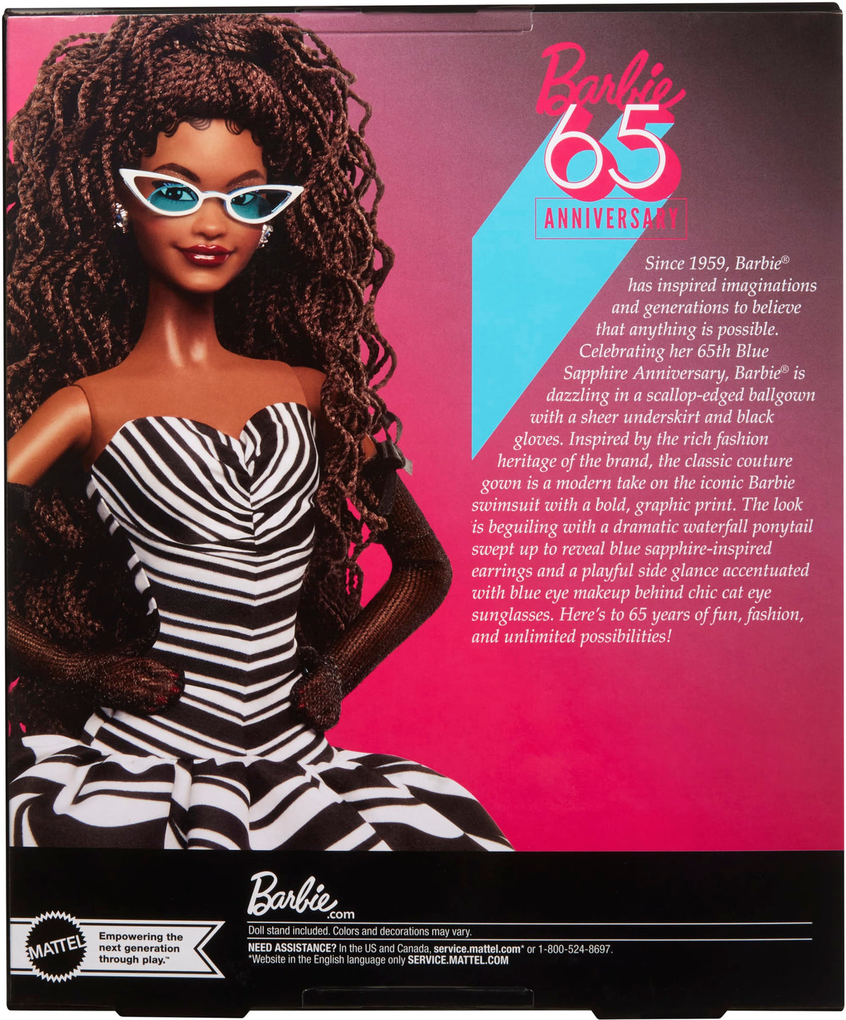 Barbie – Signature – 65E Anniversaire – Poupée de Collection Brunette