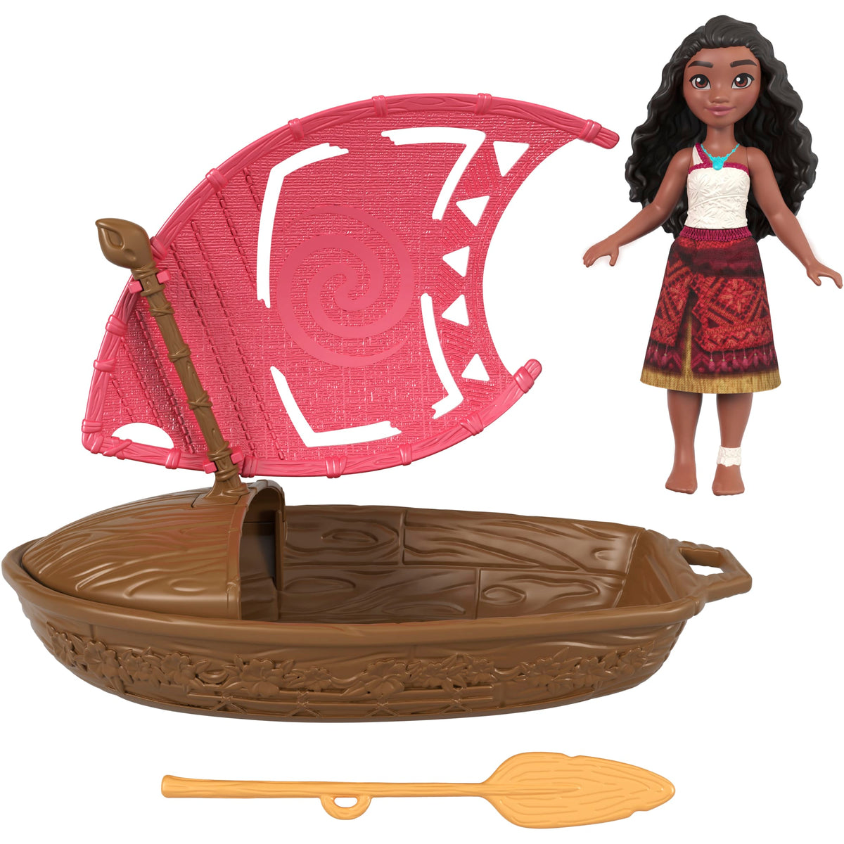 Moana 2 Set de Juego Canoa con Mini Muñeca Sorpresa y Accesorios