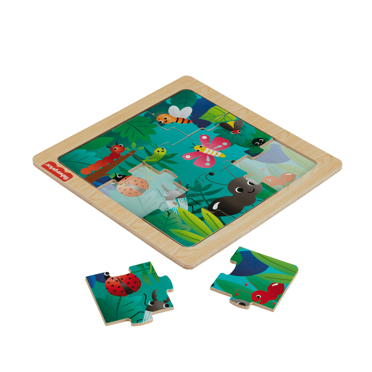 Fisher-Price Juguete para Bebés Mis Primeros Rompecabezas de Madera