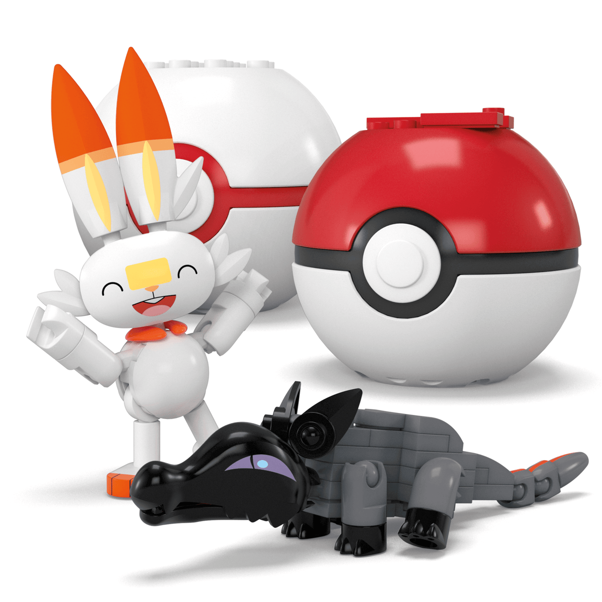 MEGA Pokémon Fire-Type Team Building Toy Kit, 4 Action Figures (105 Pieces) For Kids