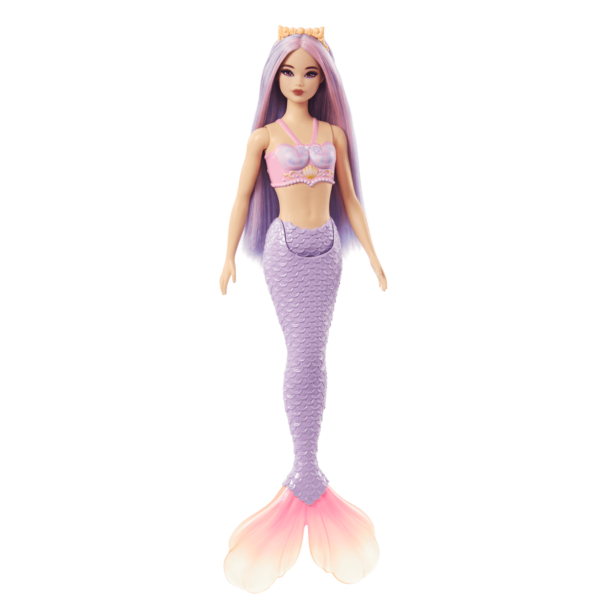 Barbie Mermaid Dolls With Colorful Hair, Tails And Headband Accessories