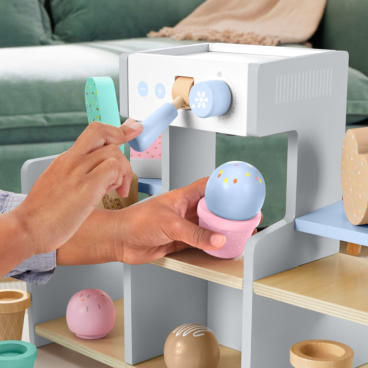 Fisher-Price Juguete para Bebés Set Mi Primera Heladería de Madera