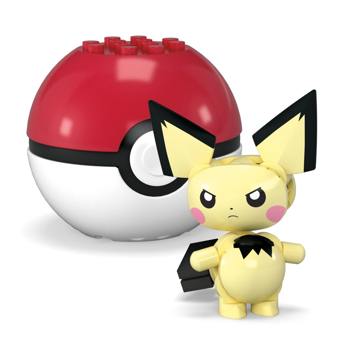 MEGA Pokémon Jogo de Construção Pokébola Colecionável Pichu