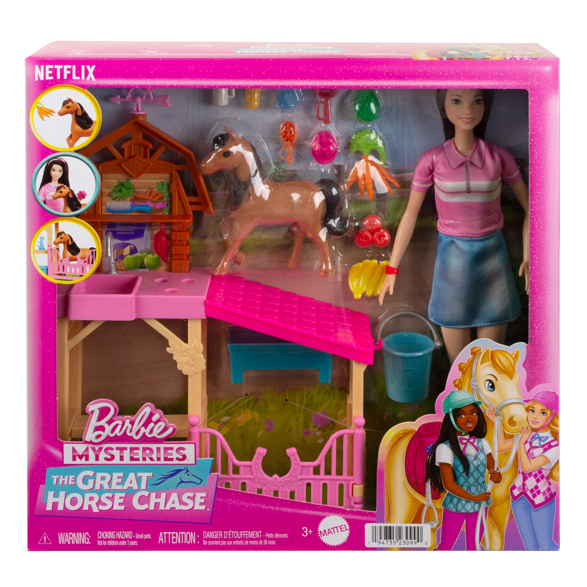 Barbie Mysteries™: The Great Horse Chase™  Coffret de Jeu  L’Écurie