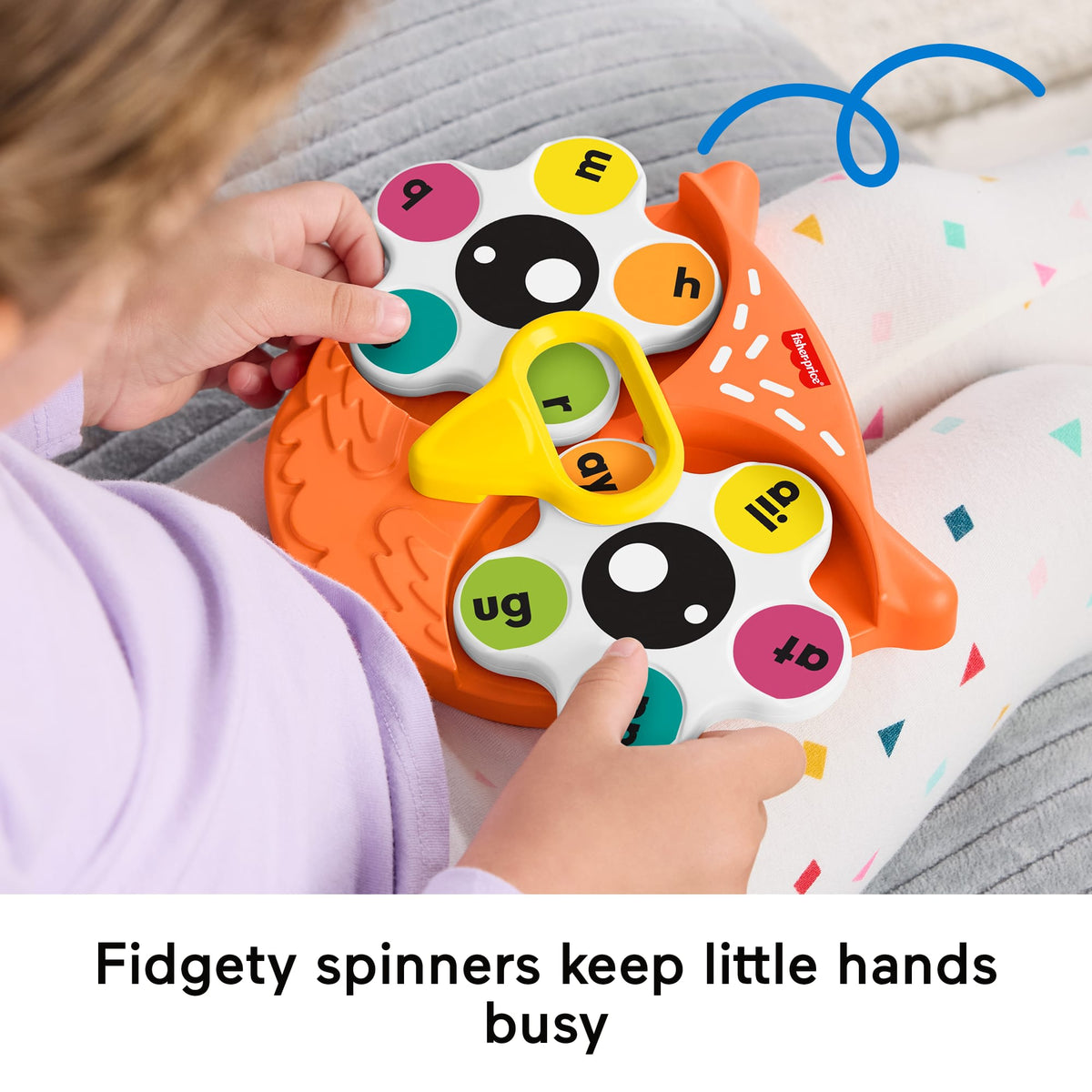 Fisher-Price Spin ‘n Rhyme Fidget Spinner Learning Activity Toy For Preschool Kids