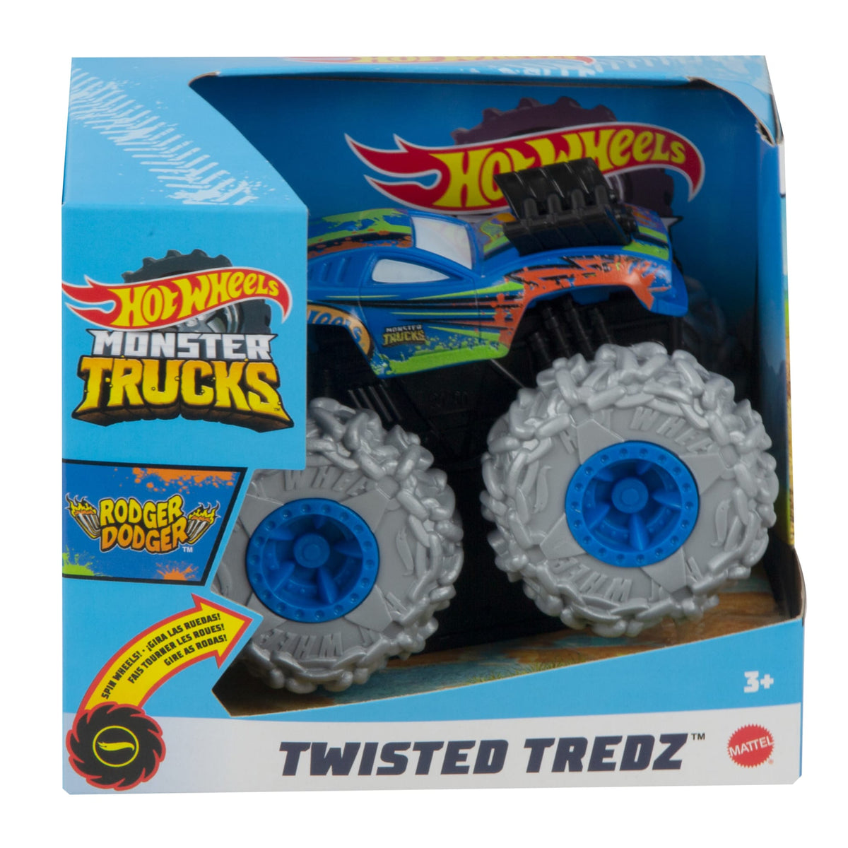 Hot Wheels  Monster Trucks  Twisted Tredz  Véhicule, Échelle1:43
