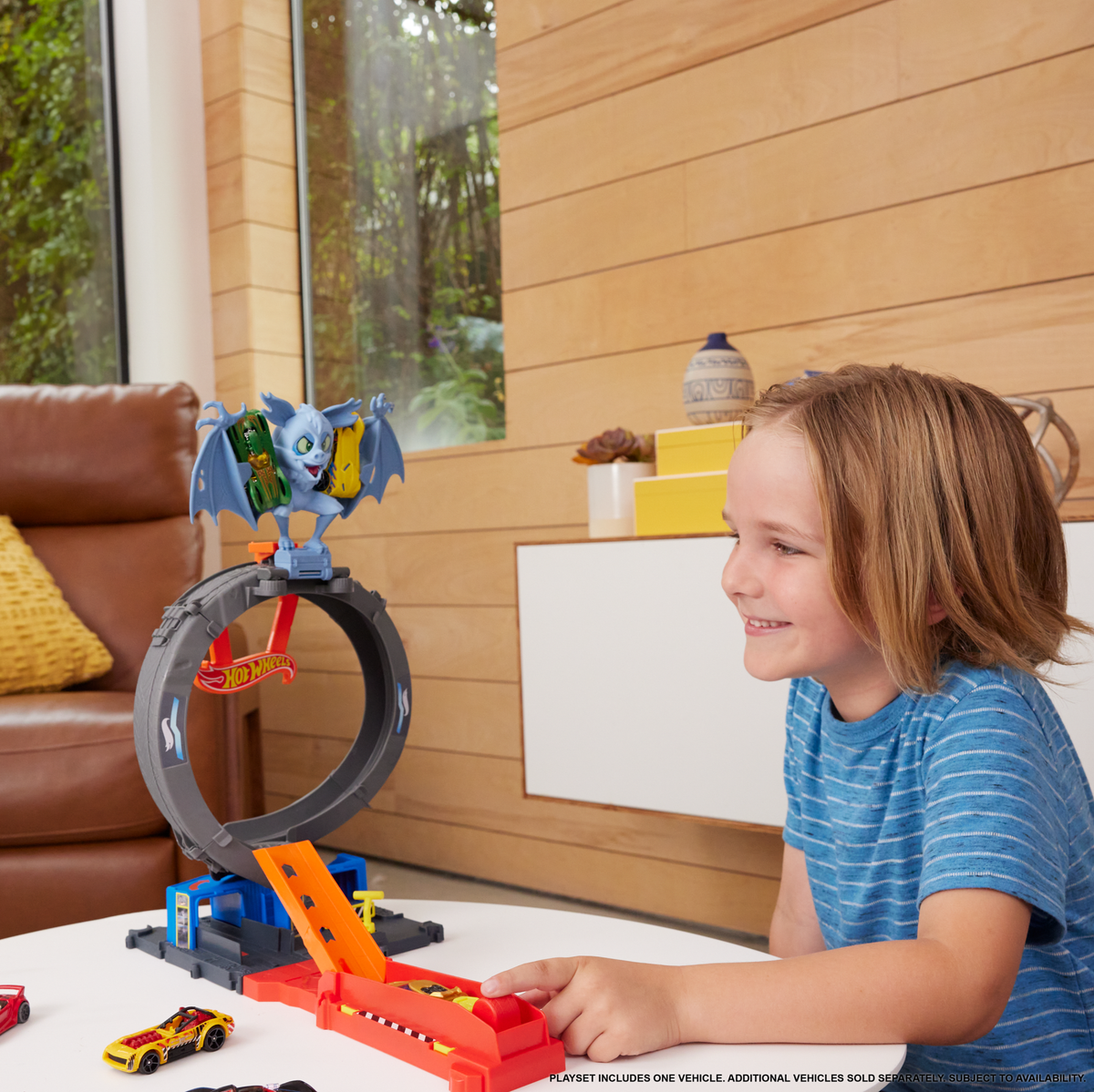 Hot Wheels City Pista de Juguete Ataque de Murciélago