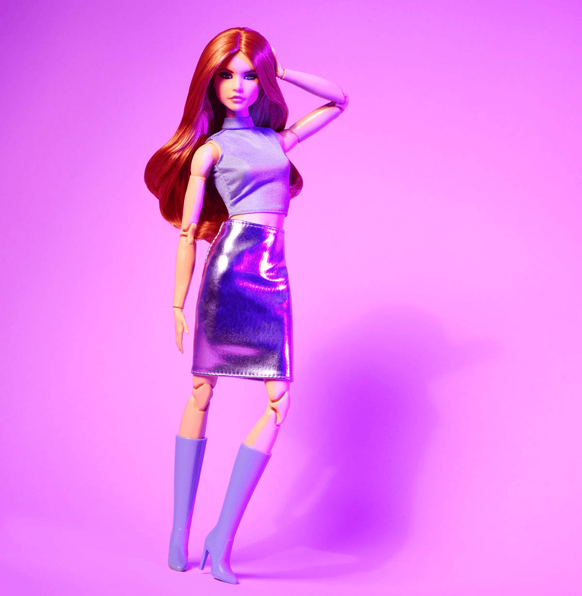 Barbie-Barbie Looks N20-Poupée Avec Cheveux Roux et Tenue An2000