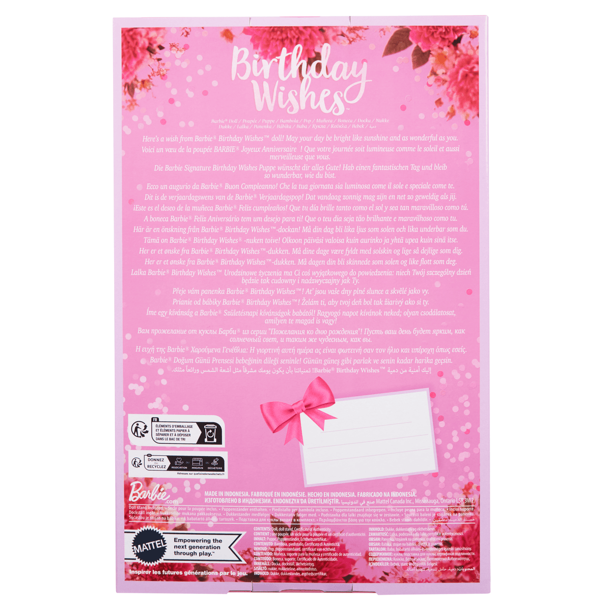 Barbie Signature Birthday Wishes Collectible Doll in Lilac Dress With Giftable Packaging