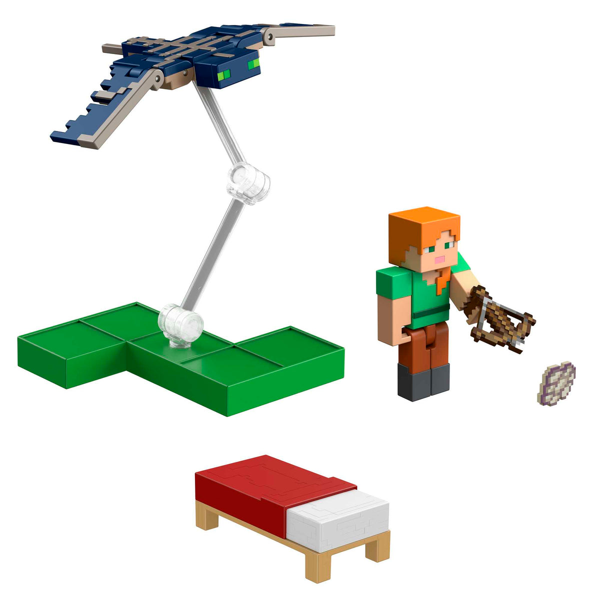 Minecraft Toys, 2-Pack Of Action Figures, Gifts For Kids