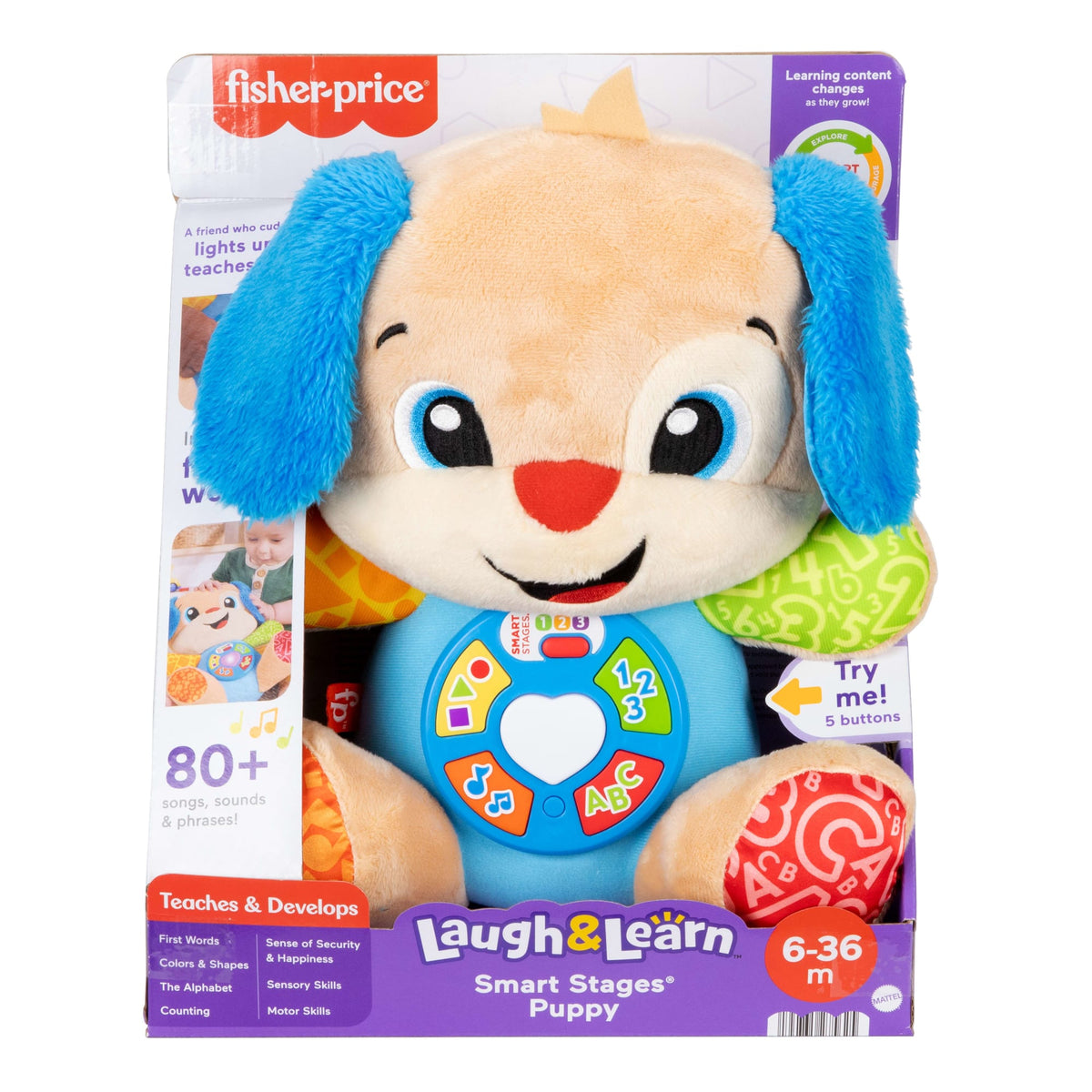 Fisher-Price  Rires et Éveil  Puppy Éveil Progressif, Multilingue