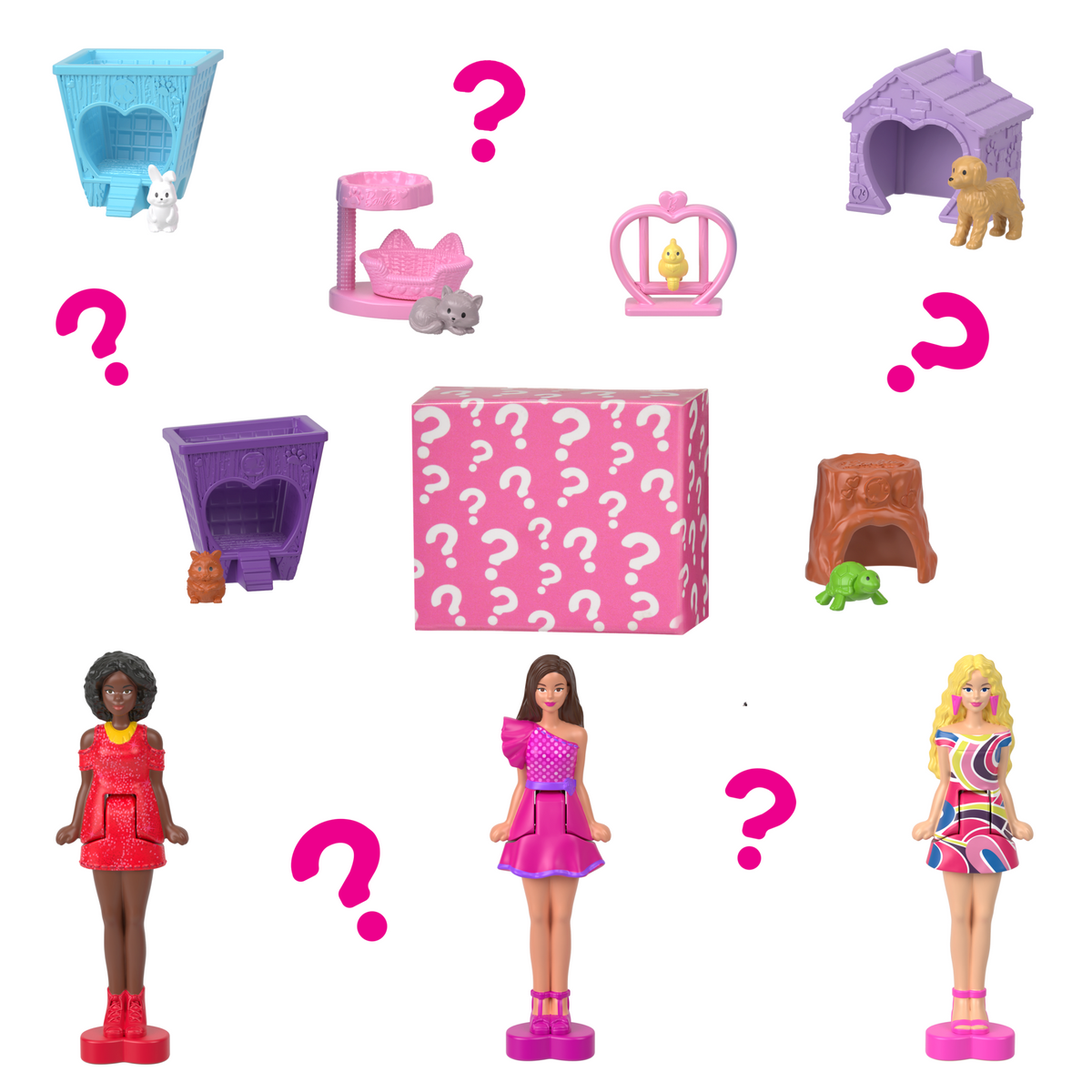 Barbie  Mini Barbieland  Coffrets  Maison de Poupée, Poupée 3,81 Cm