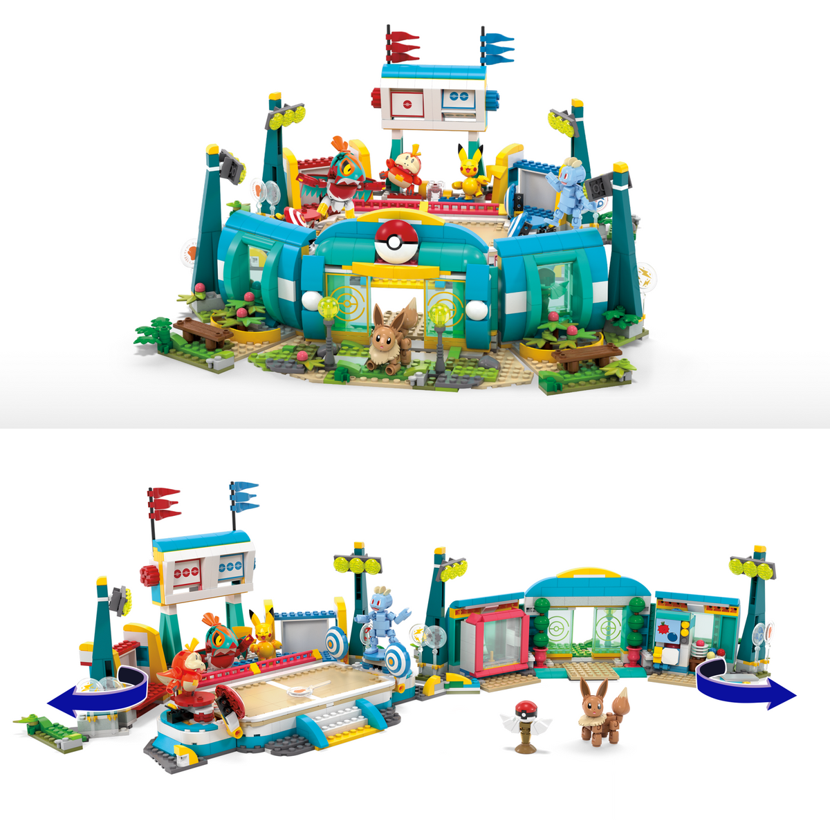 MEGA Pokémon Juguete de Construcción Estadio de entrenamiento