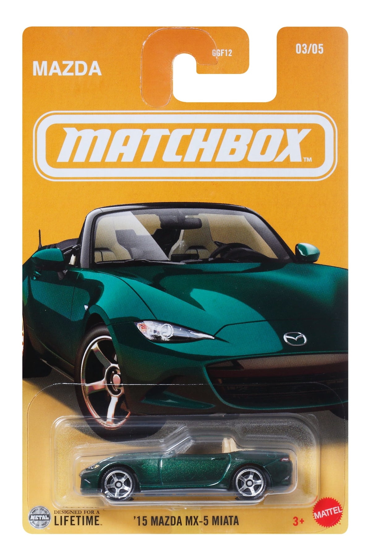 Matchbox Diecast Veículo de Brinquedo Mazda MX-5 Miata
