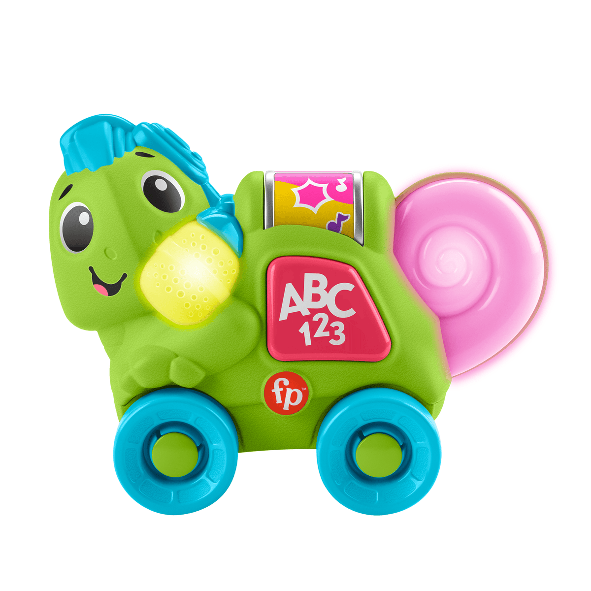 Fisher-Price Link Squad Crawl ‘n Colors Chameleon Baby Learning Toy With Music & Lights