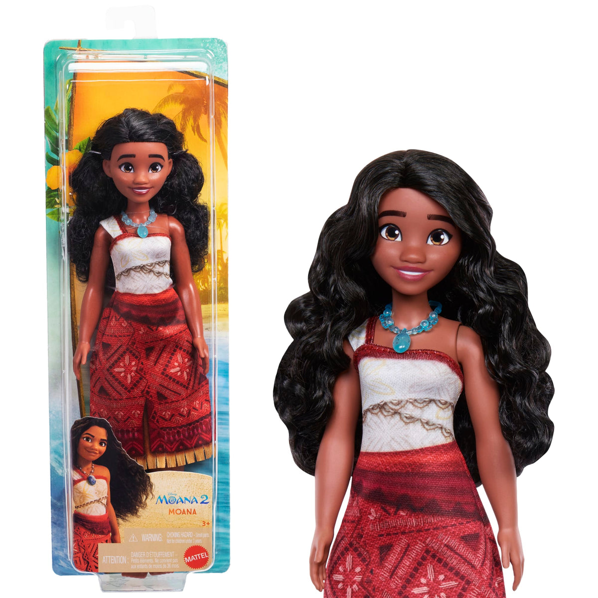 Disney Moana 2 Moana Fashion Doll With 2 Accessories & Removable Outfit, inspired By The Movie