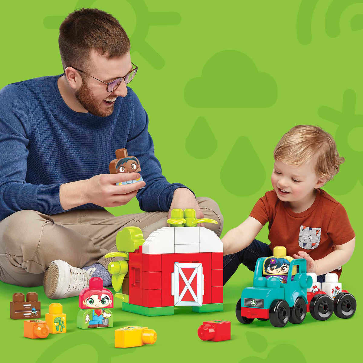Mega Bloks Ville Verte Ferme Culture et Protection