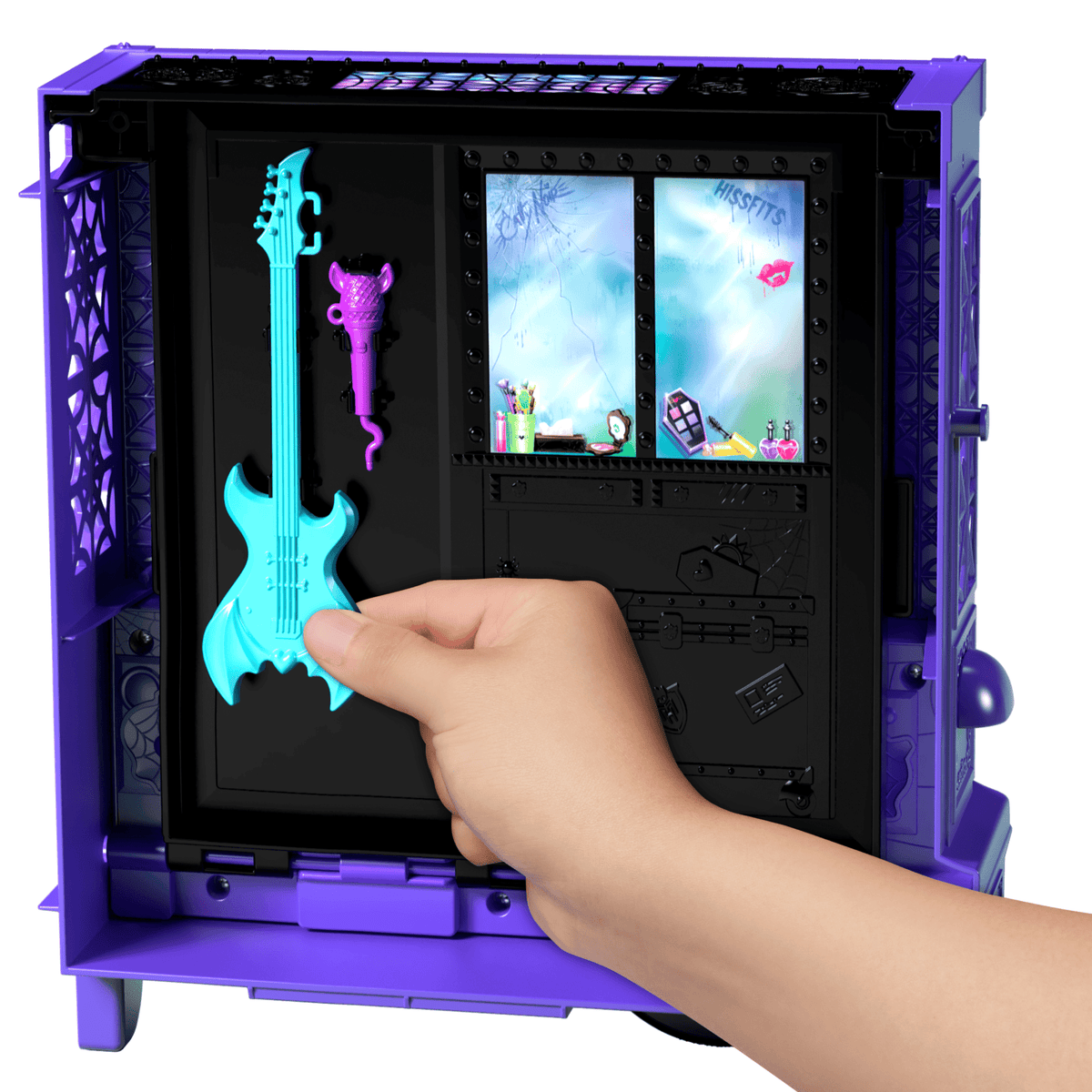 Monster High-Tour Bus Rock Sang-Sationnel-Coffret Avec Poupée et Bus