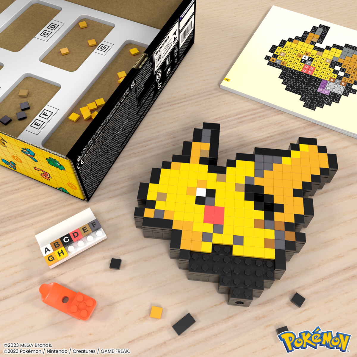 MEGA Pokémon Jogo de Construção Pikachú Pixel