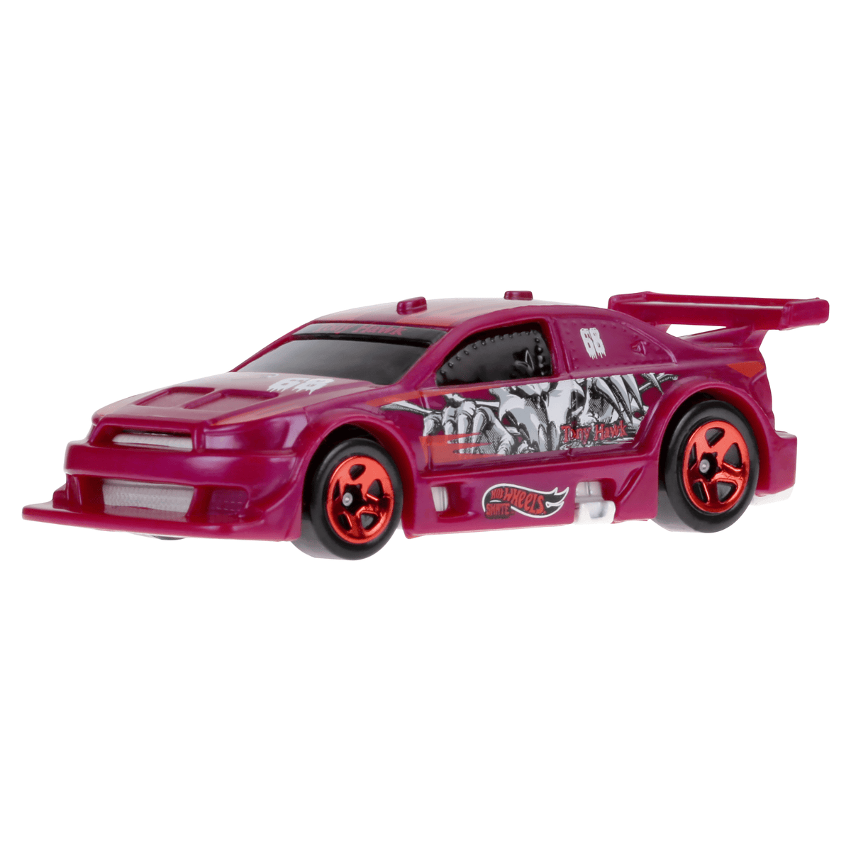 Hot Wheels Skate Vehículo de Juguete Patineta de Colección Halcón Morado y Blanco con Diecast