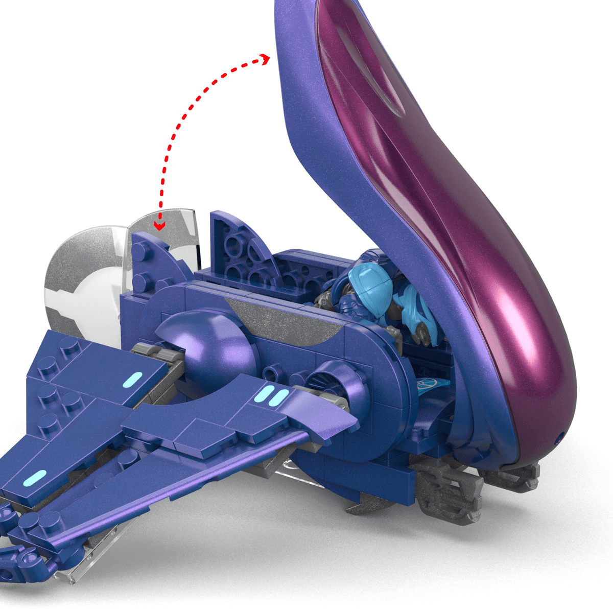 MEGA Halo Juguete de Construcción Banshee Renegado