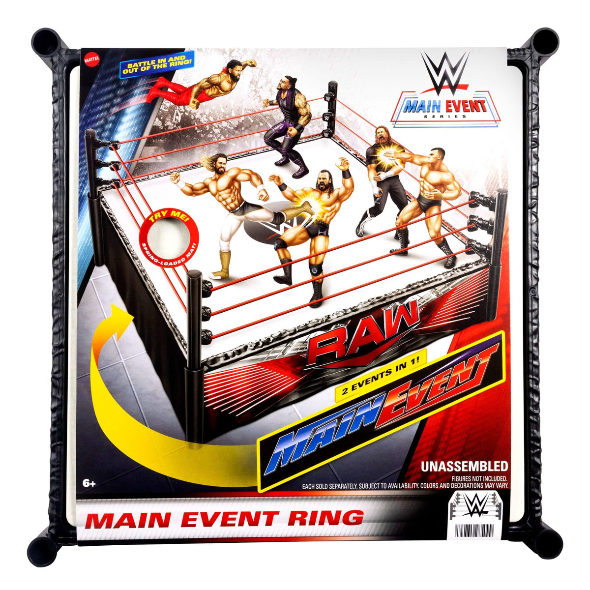 Wwe-Ring Main Event-Coffret Avec Étiquettes et Cordes