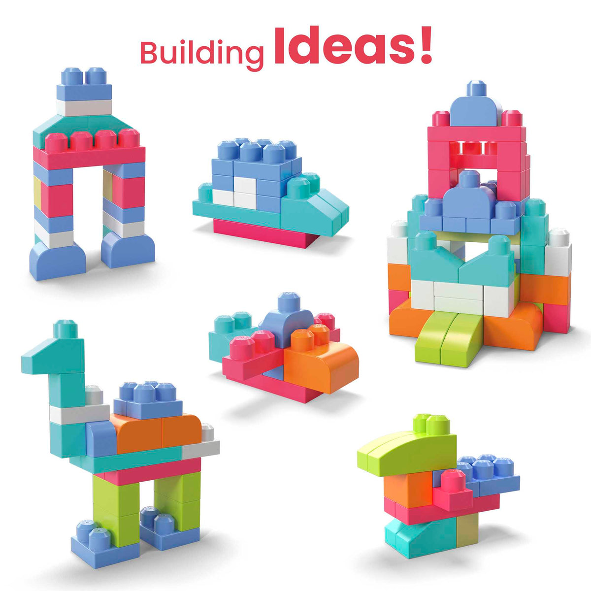 MEGA Bloks First Builders Big Building Bag - Pink