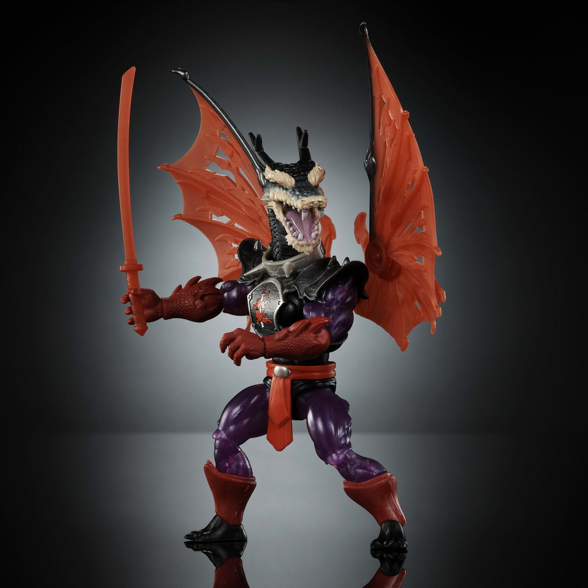 Masters of the Universe Turtles of Grayskull Figura de Acción Mutated Ninjor de 5.5 pulgadas
