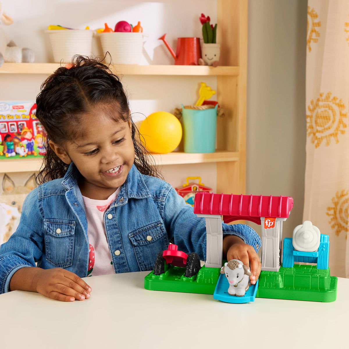Fisher Price-La Chèvrerie des Little People-Coffret