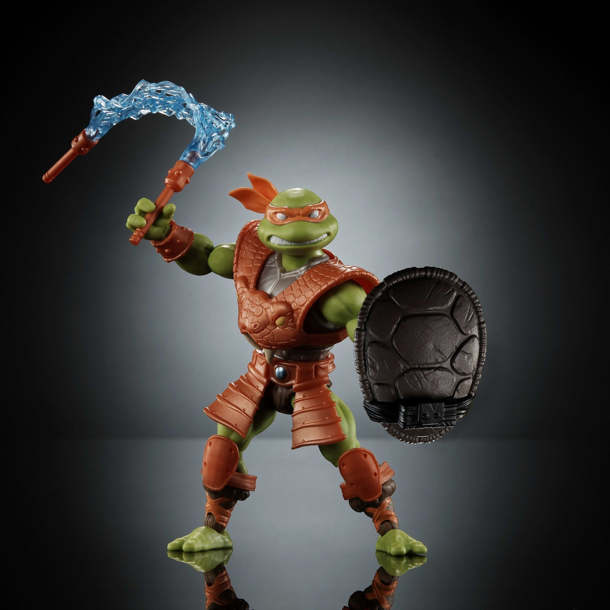 Masters of the Universe Tartarugas of Grayskull Figura de Ação Michelangelo de 5.5 polegadas