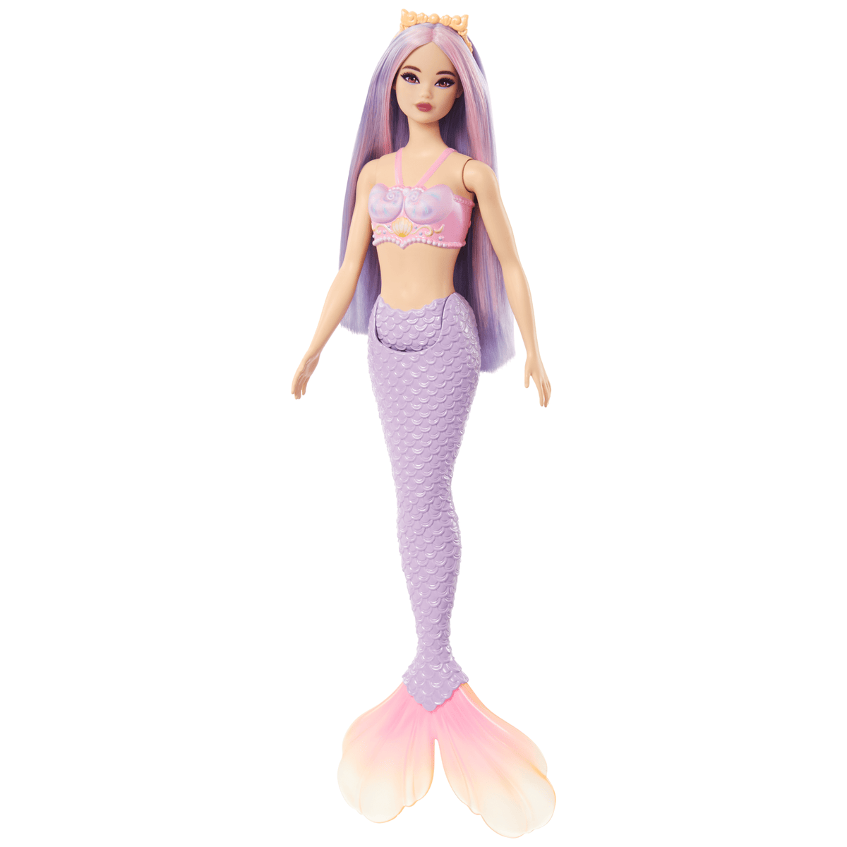 Barbie Mermaid Dolls With Colorful Hair, Tails And Headband Accessories