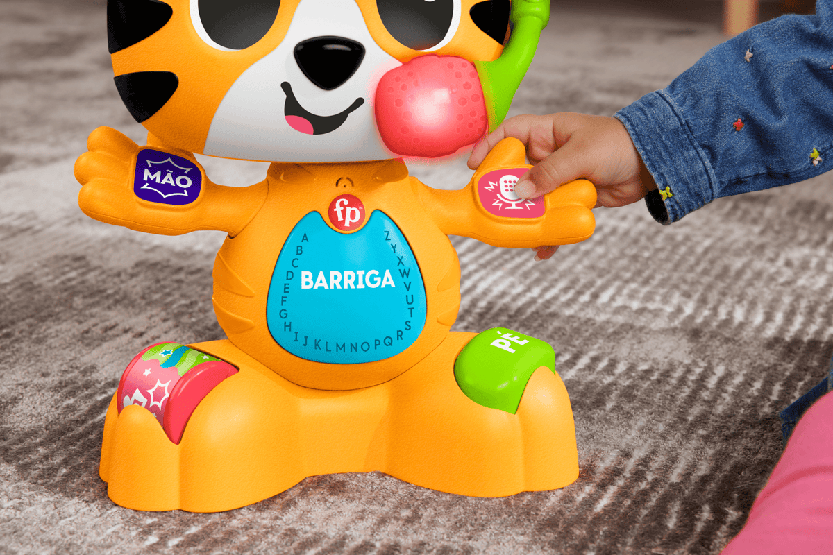 Fisher-Price Brinquedo para Bebês Esquadrão Musical Tigre Cante Comigo