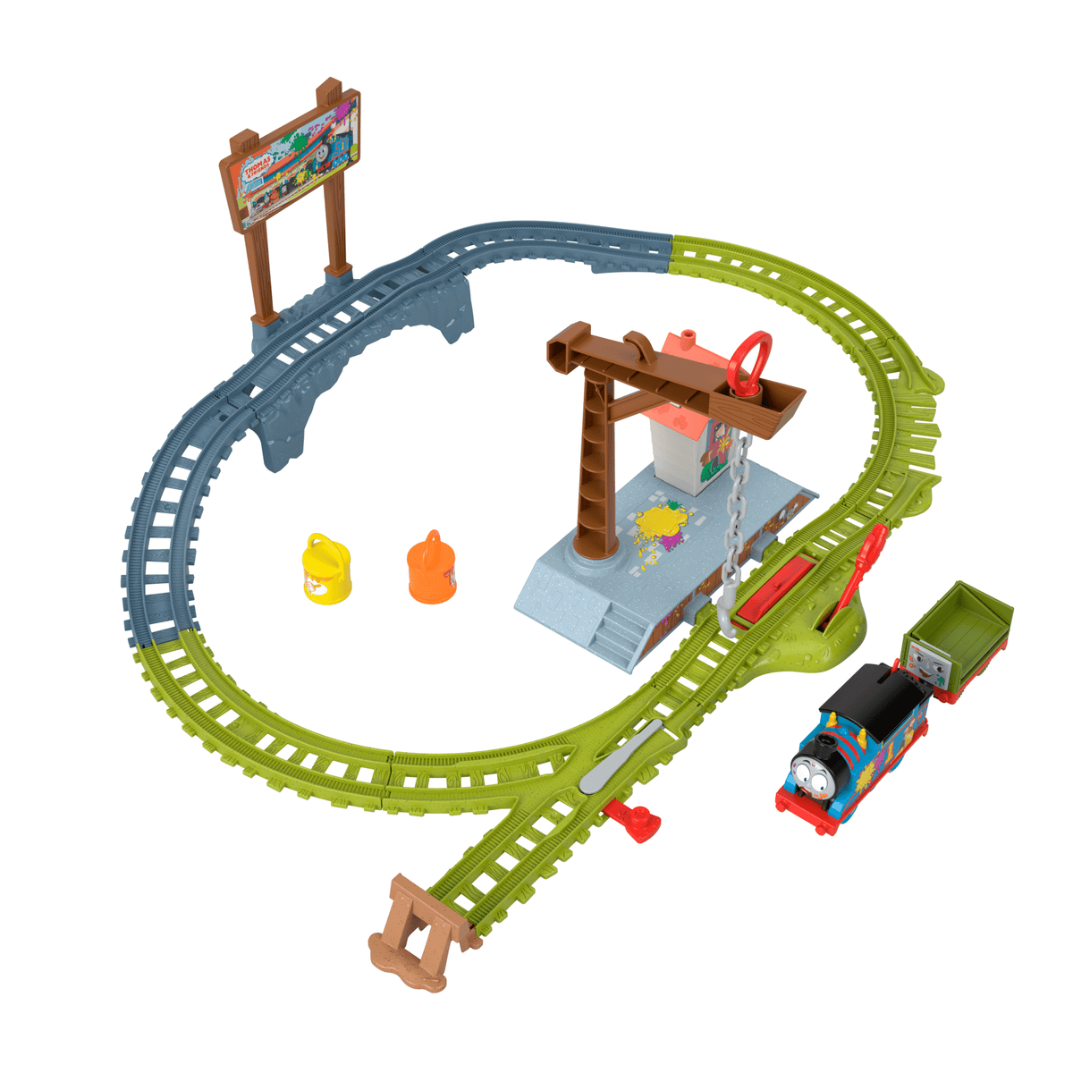 Thomas & Friends Pista de Juguete Entrega de Pintura
