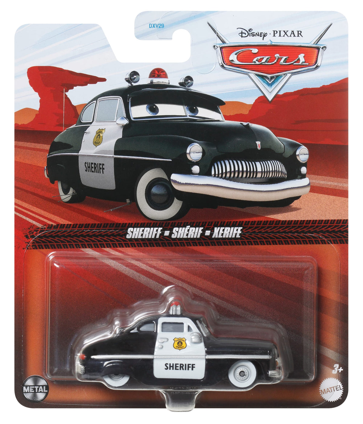 Carros da Disney e Pixar Diecast Veículo de Brinquedo Sheriff