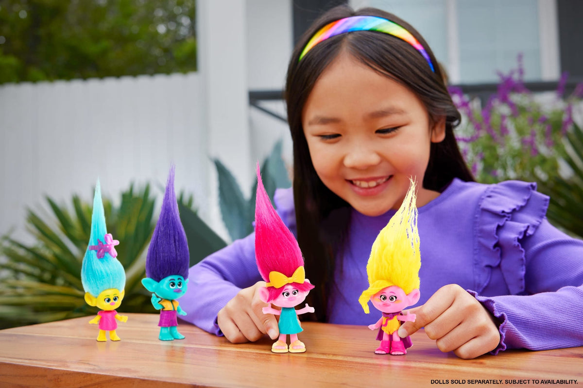 Dreamworks Trolls Fun Fair Surprise Queen Poppy Small Doll inspired By Youtube Series