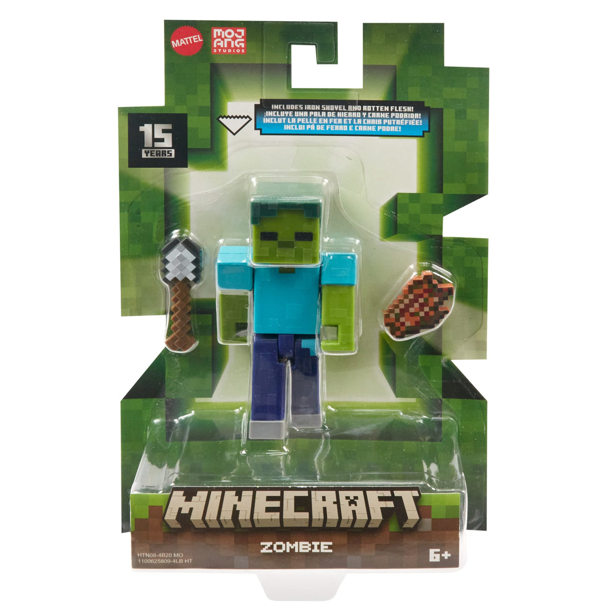 Minecraft Action Figures & Accessories Collection, 3.25-in Scale & Pixelated Design (Characters May Vary)