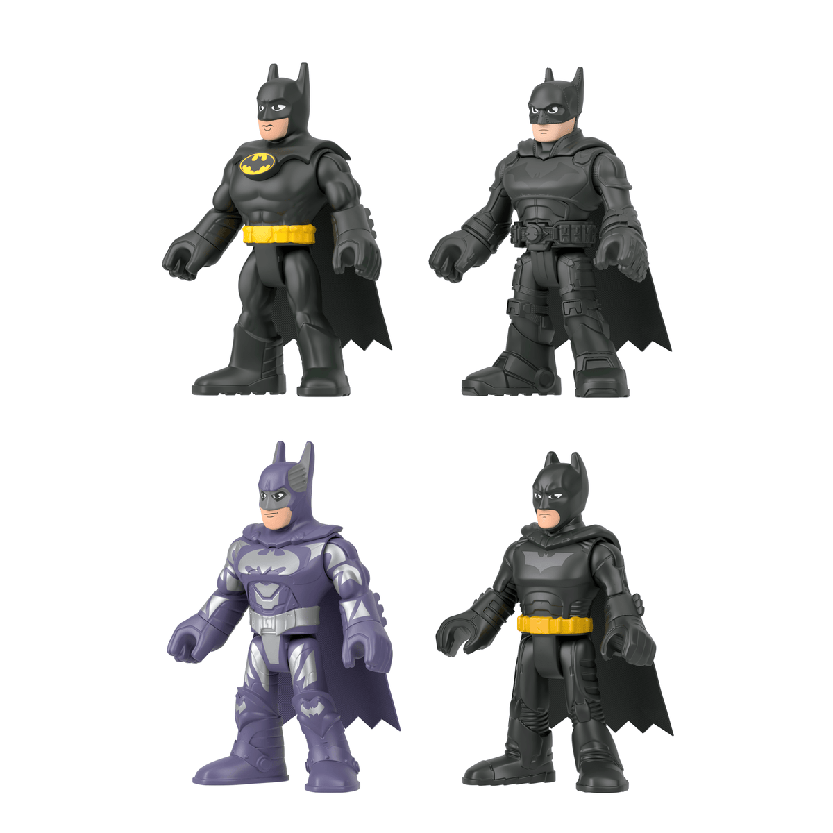 Imaginext-Dc Super Friends 85Èmeanniversaire Batman-4Figurines