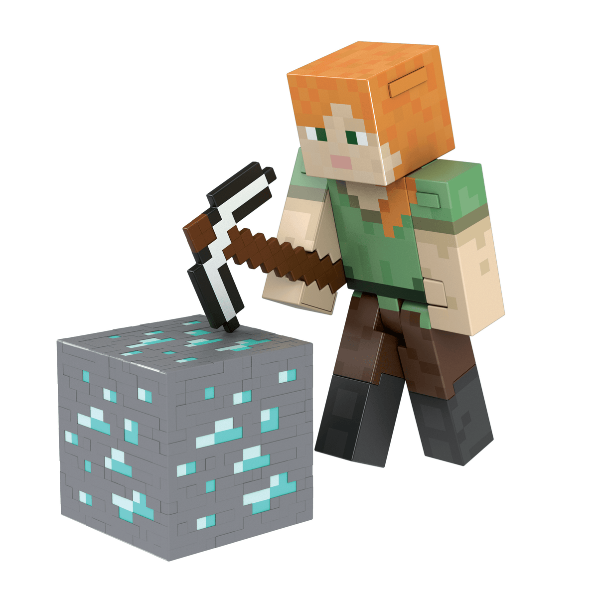 Minecraft Diamond Figura de Acción Alex Coleccionable 5.5