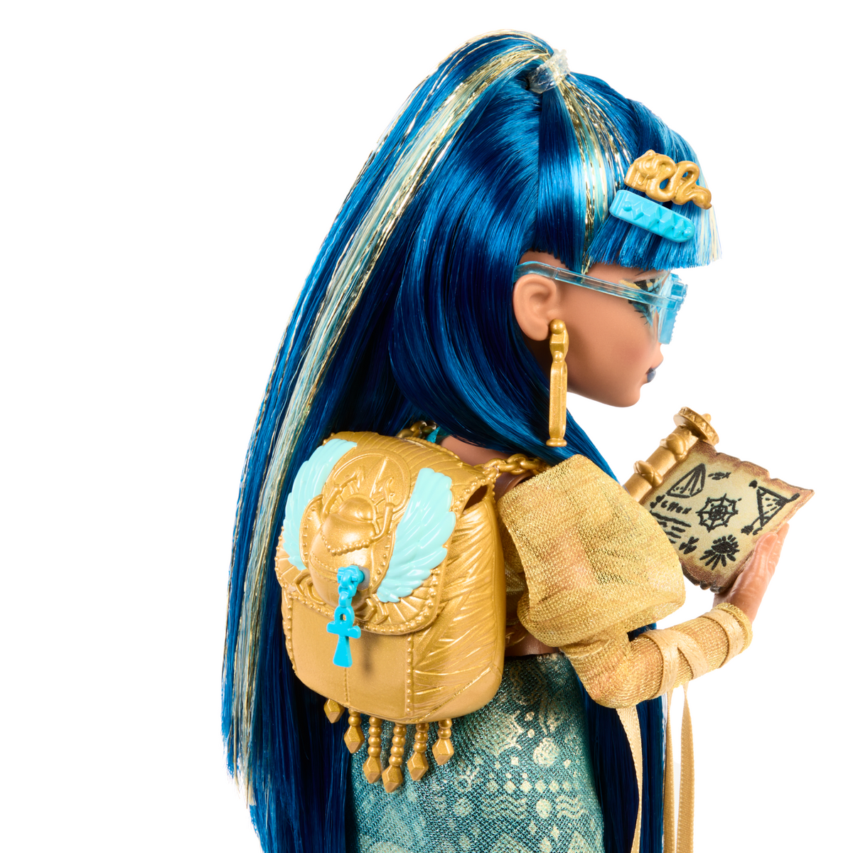 Monsterhigh-Cleo de Nile-Poupée Avec Animal et Accessoires