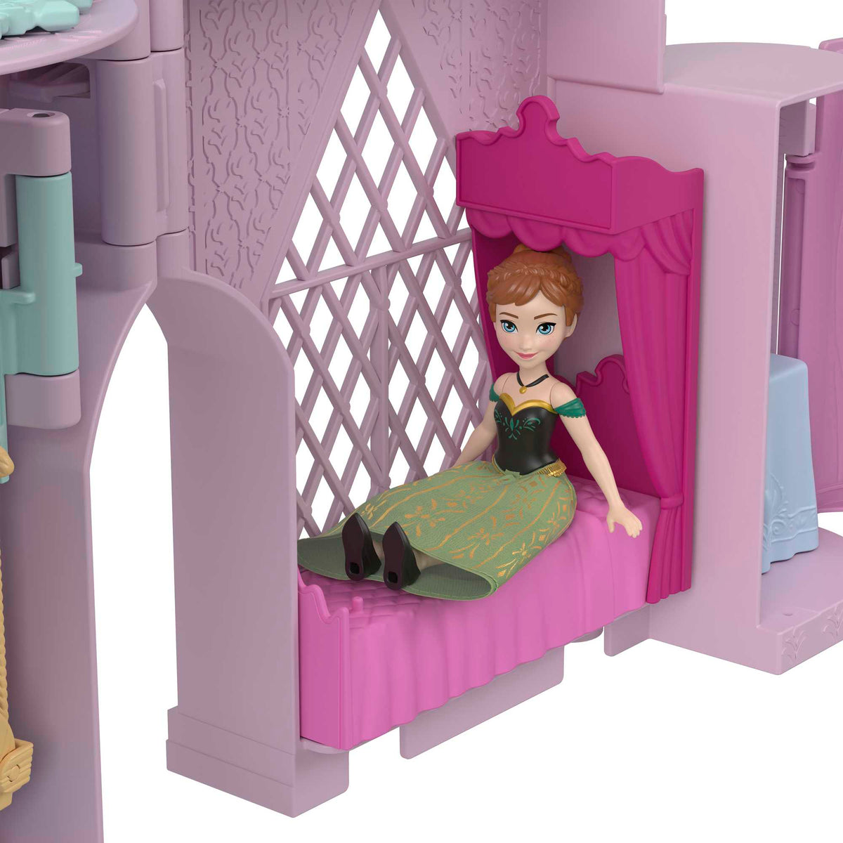 Disney Frozen Casa de Muñecas Castillo de Anna Apilable