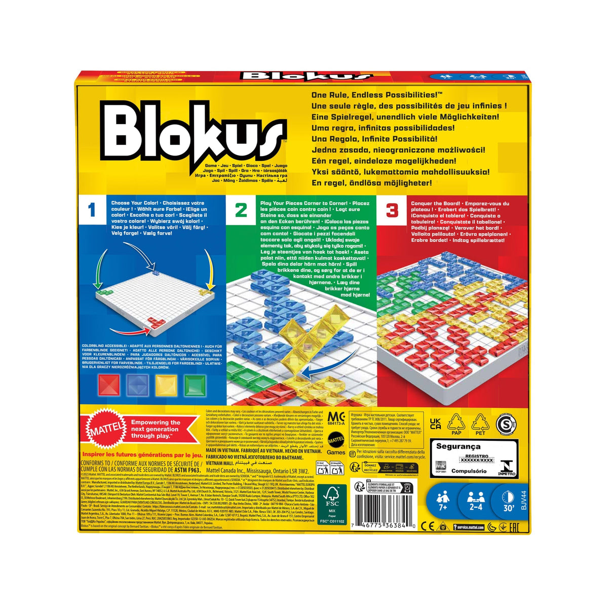 Mattel Games Jogo de Tabuleiro Blokus