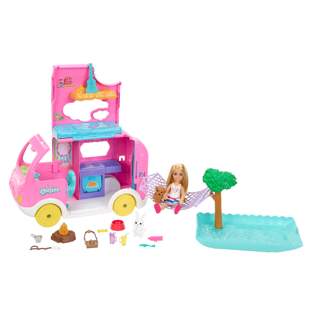 Barbie Veículo de Brinquedo Chelsea Novo Camper