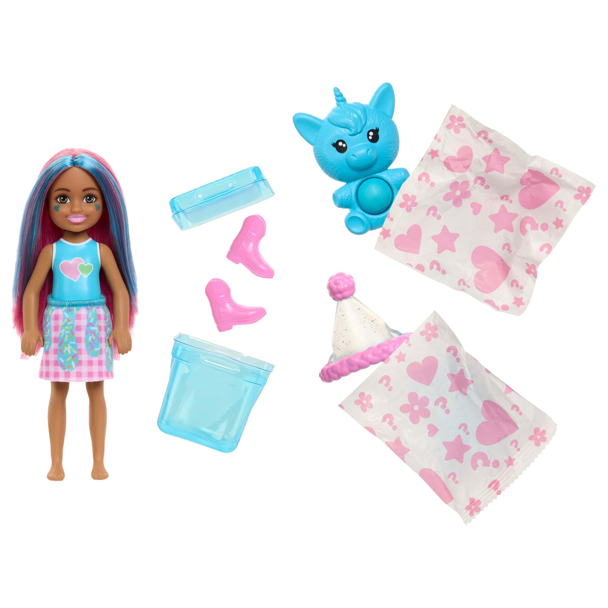 Barbie  Pop Reveal  Chelsea  Série Frappés  Poupée, 5Surprises