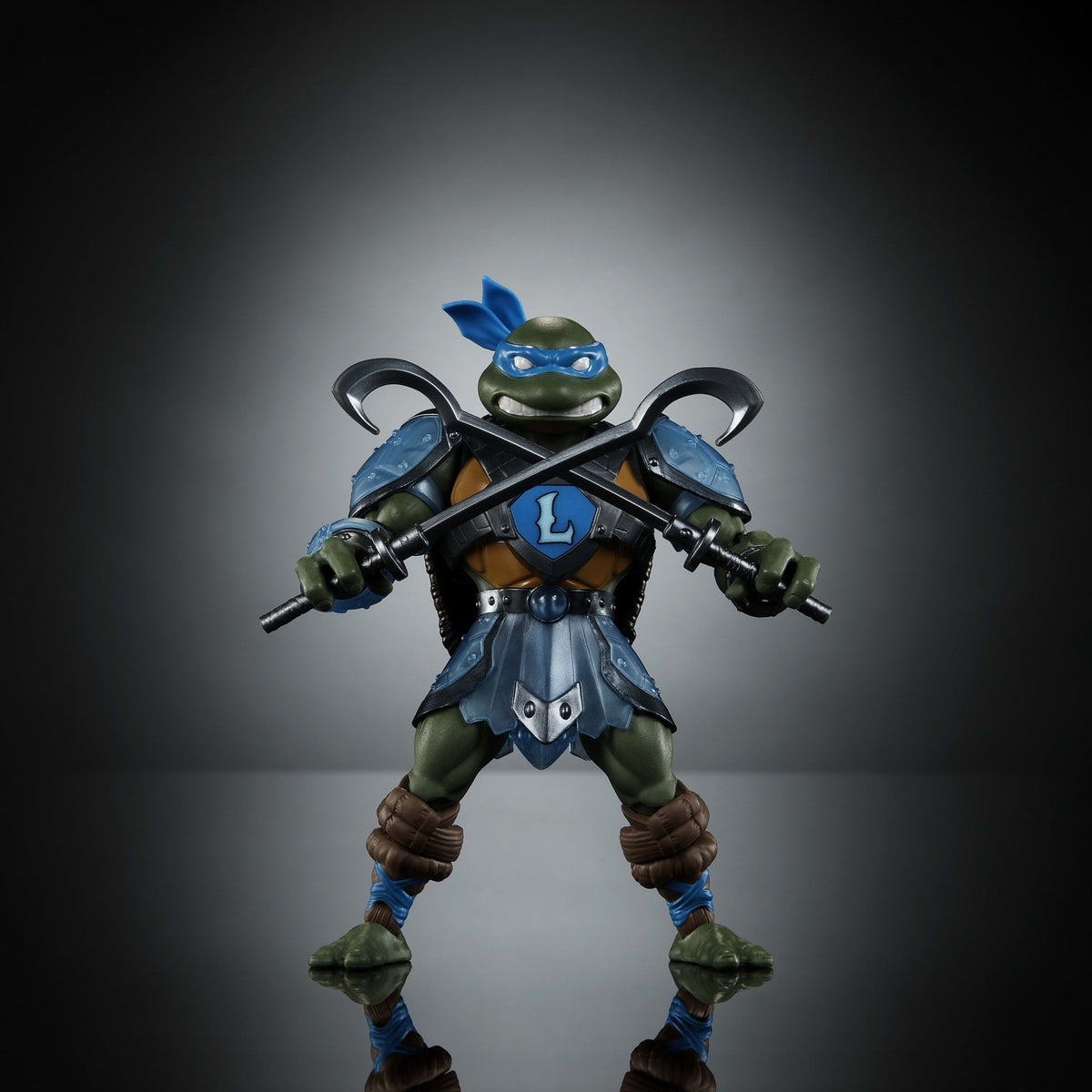 Masters of the Universe Tartarugas of Grayskull Figura de Ação Leonardo de 5.5 polegadas