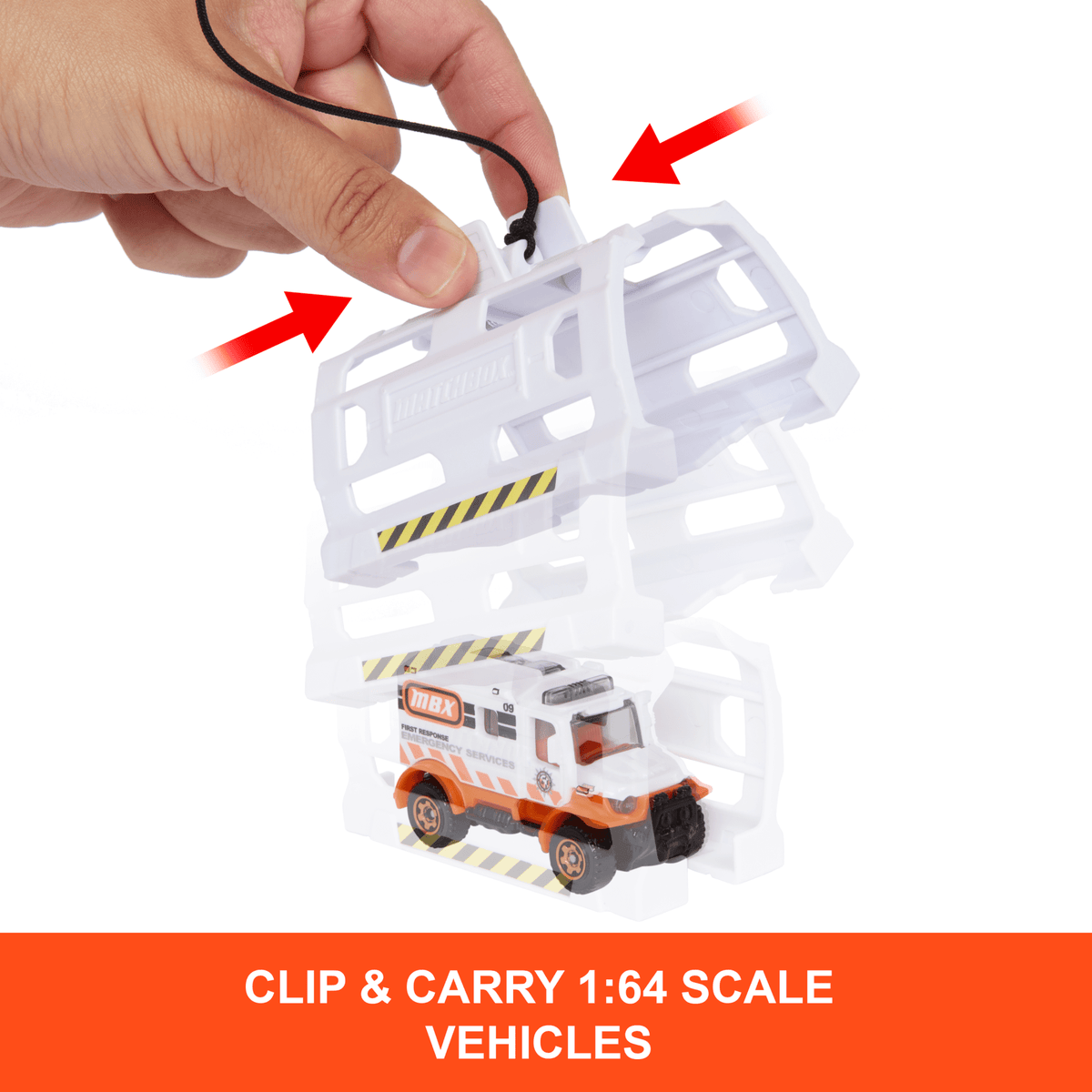 Matchbox Action Drivers Rescue Helicopter,16-in Large-Scale Helicopter With 1:64 Scale Die-Cast Toy Ambulance