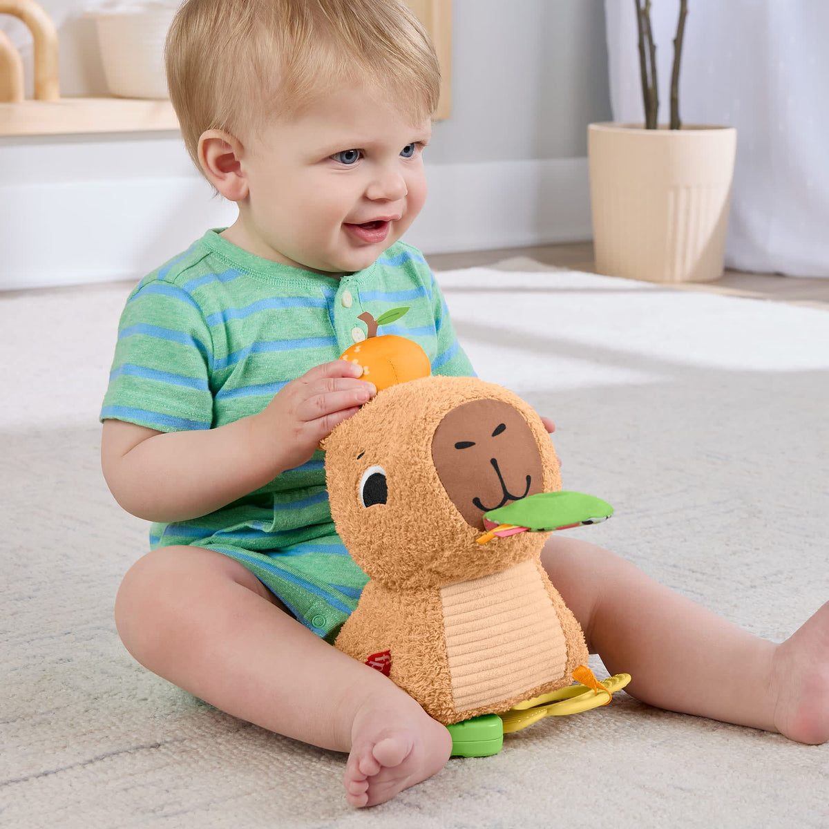 Fisher-Price®  Capy Gourmand Doux, Jouet Sensoriel Pour Nouveau-Nés