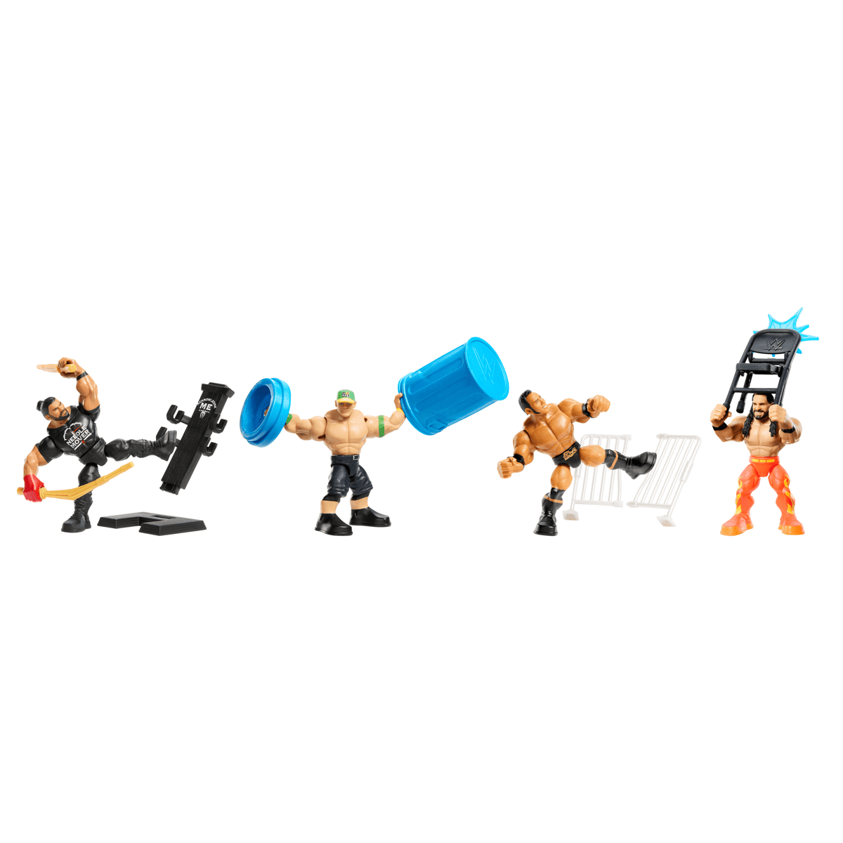 Wwe®  Knuckle Crunchers™  Figurine Articulée et Access.  The Rock®