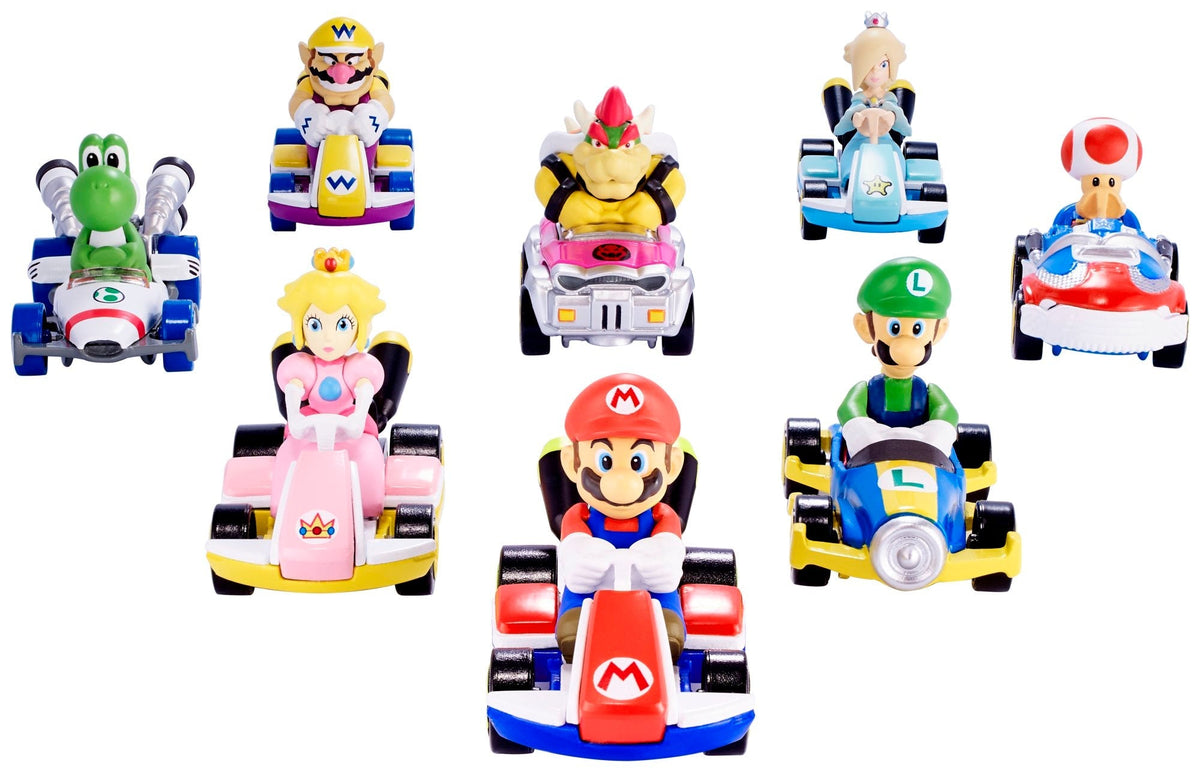 Hot Wheels Mario Kart Vehículo de Juguete Bowser Badwagon